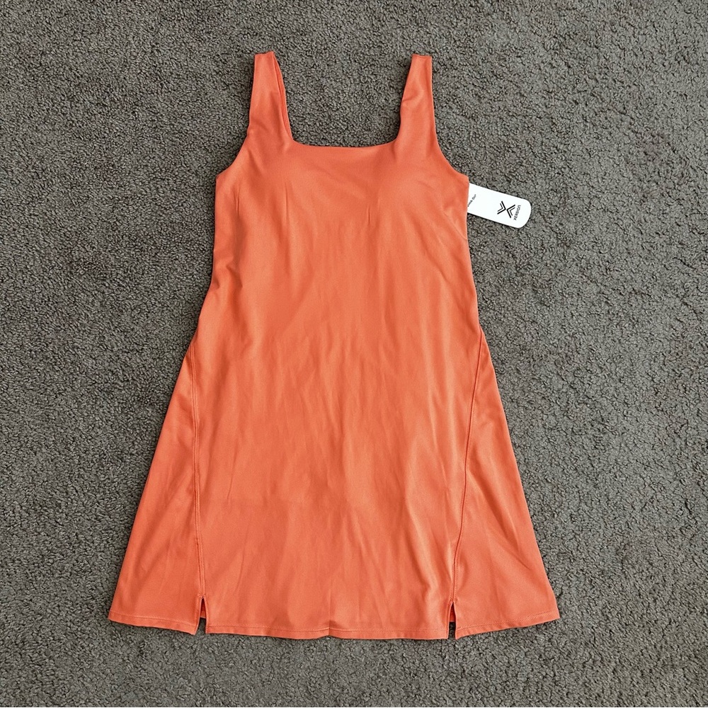 Orange Sleeveless Dress